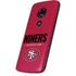 NFL San Francisco 49ers Team Motto Moto E5 Play Skin